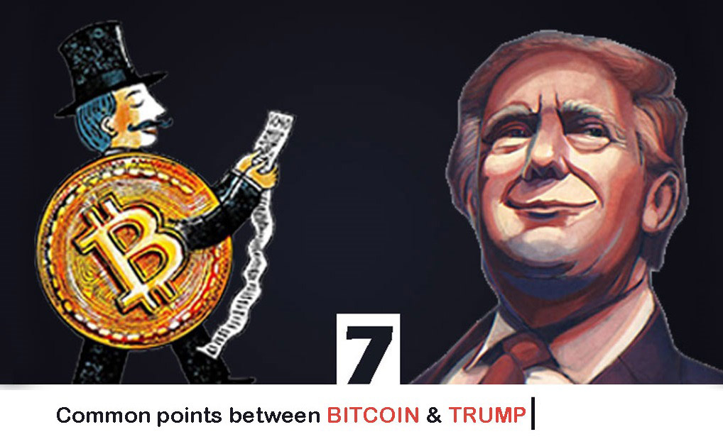Donald Trump On Bitcoin - The 7 Common Points Between BITCOIN and TRUMP You Will Never Forget !